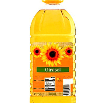 Aceite Girasol 5L (Sunflower Oil) | 1 bottle of 5L