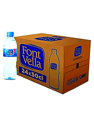 Agua Font Vella 50cl (Pack of 24) | 24 x 50cl bottles