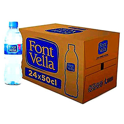 Agua Font Vella 50cl (Pack of 24) | 24 x 50cl bottles