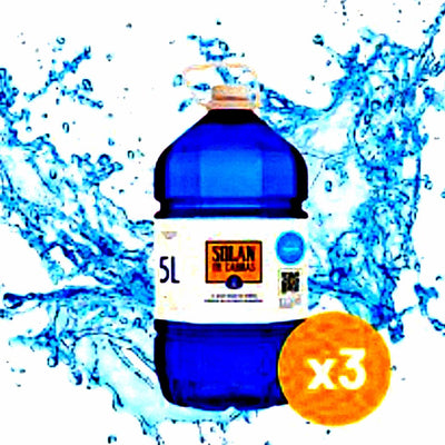 Agua Solan De Cabras 5L (Pack of 3) |  3 x 5L bottles