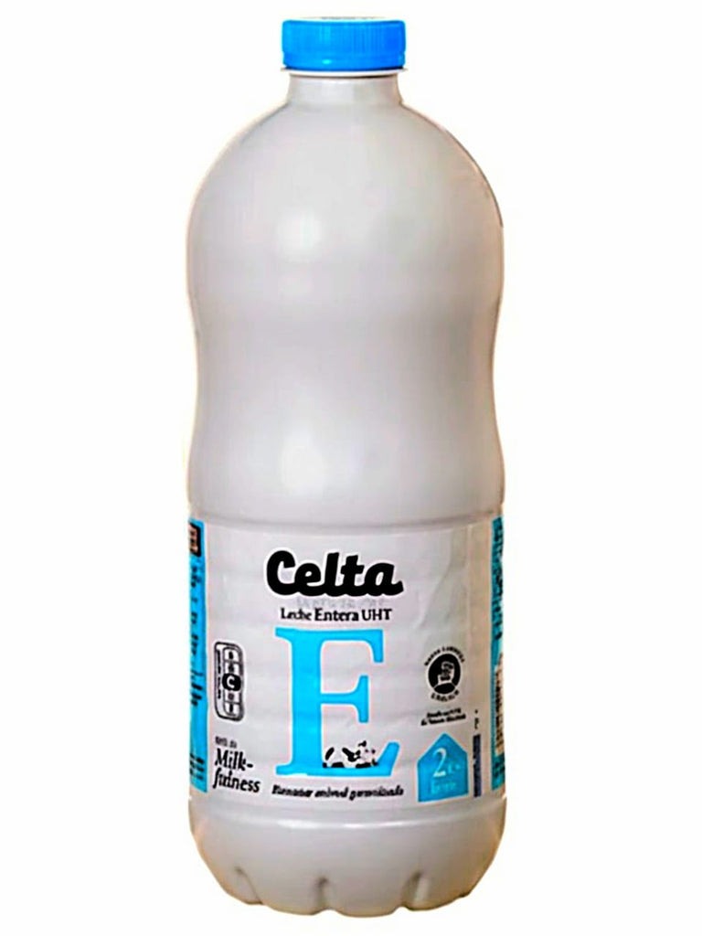 Leche Celta UHT Milk 2L (Pack of 6) |  6 x 2L bottles