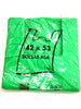 Green T-Shirt Bags 42x53cm | Pack of 25 Bags
