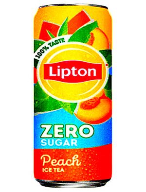 Lipton Melocoton Zero Sugar Lata | 330ml×24