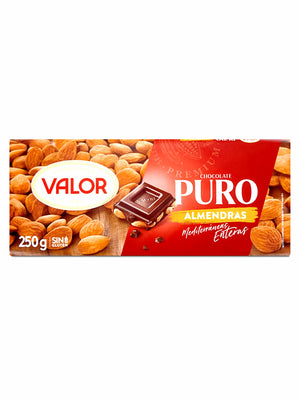 CHOCOLATE VALOR PURO ALMENDRAS 250G