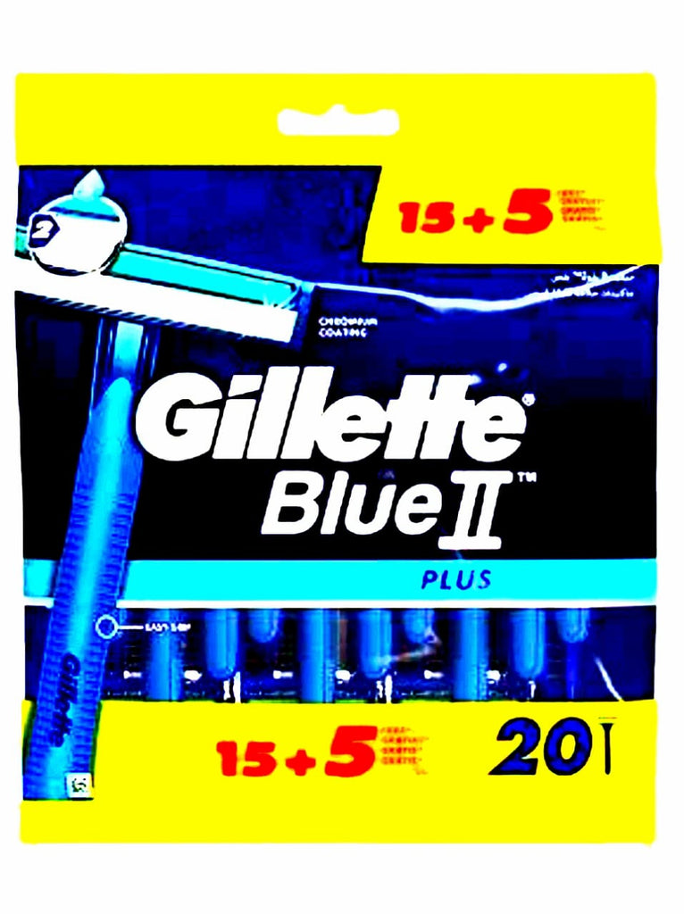 GILLETTE BLUE II 80 AFEITADOS 15+5 20U
