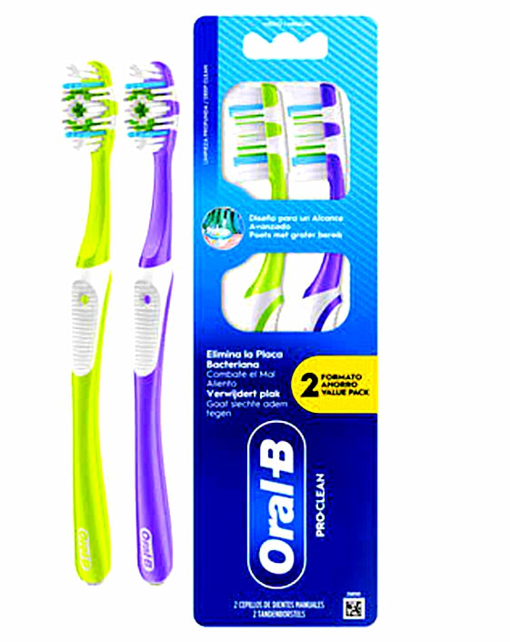ORAL-B PRO-CLEAN CEPILLO PACK 2