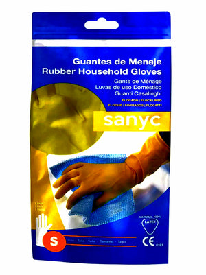 GUANTES DE MENAJE SANYC TALLA S