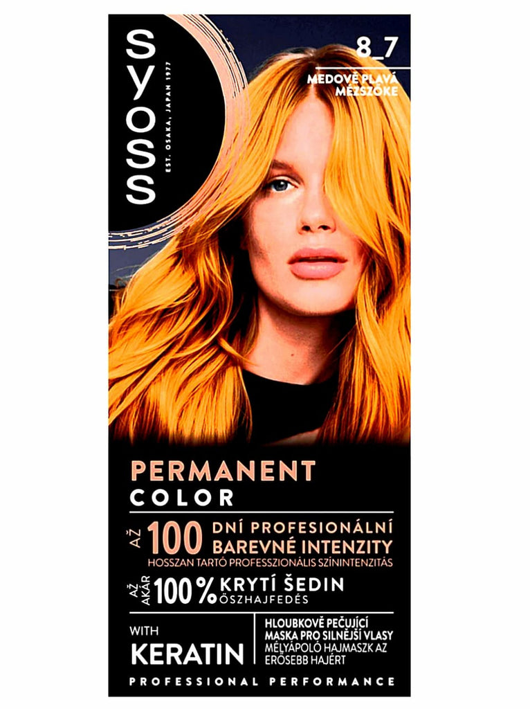 SYOSS COLOR PERMANENT ROS DAURAT 8-7