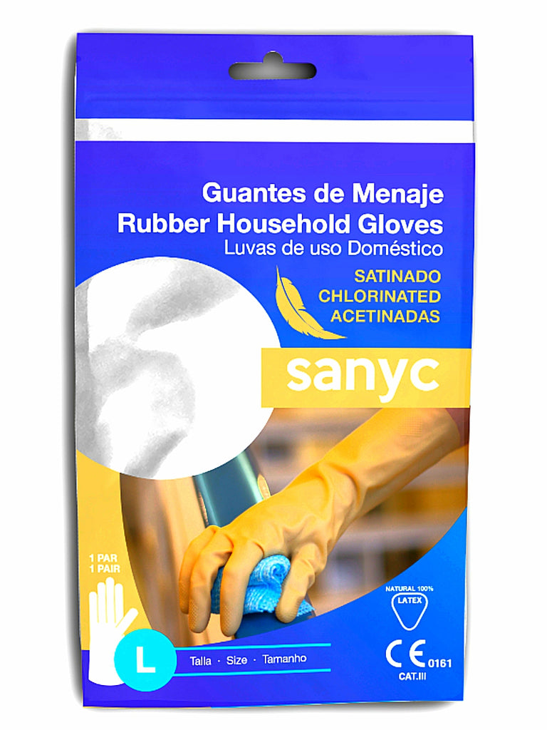 GUANTES DE MENAJE SANYC TALLA L
