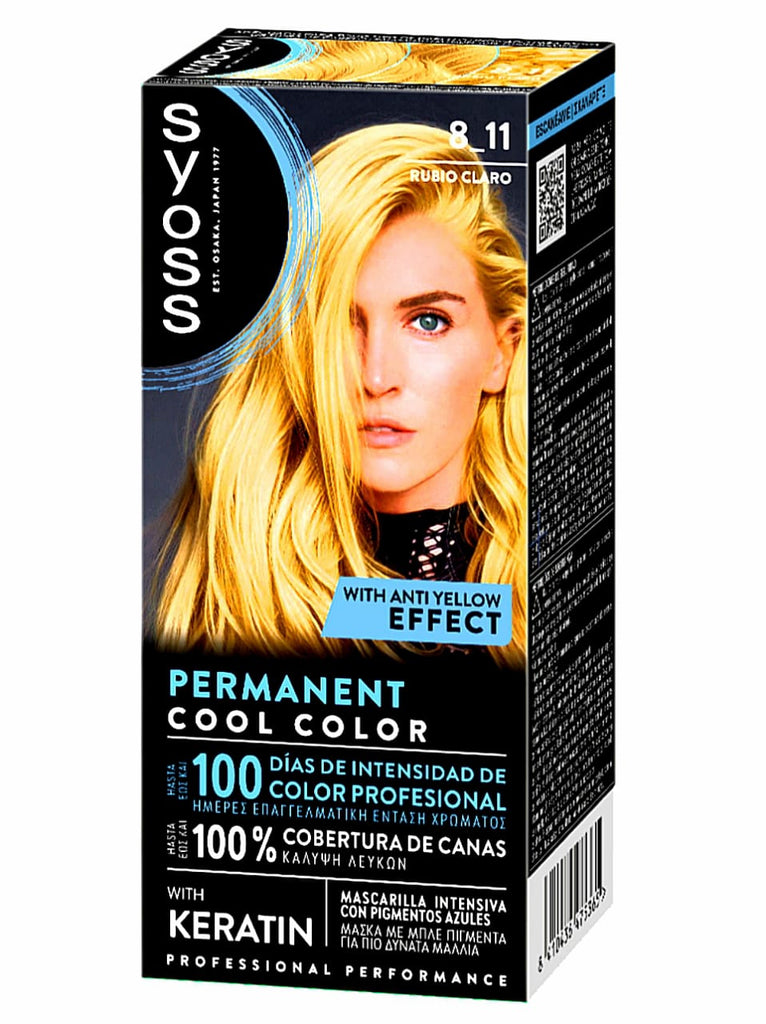 SYOSS PERMANENT COLOR RUBIO OSCURO 8-11