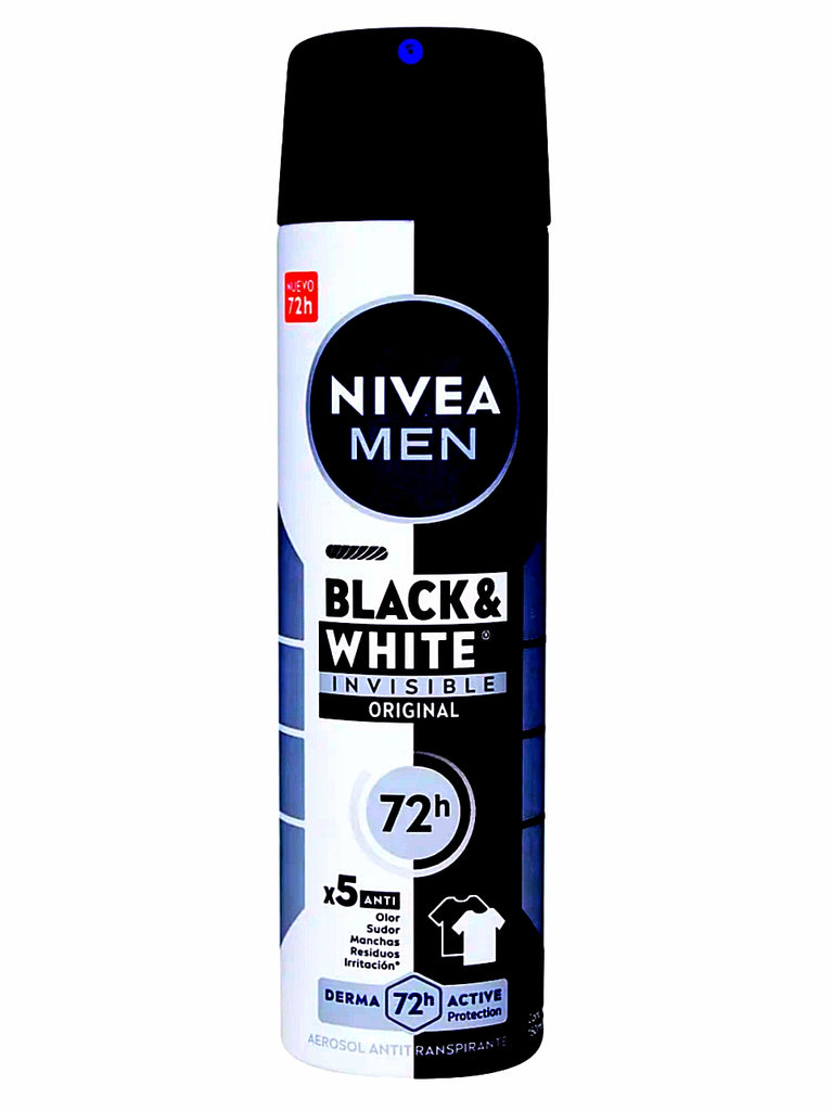 NIVEA BLACK &amp; WHITE ORIGINAL 72H 150ML