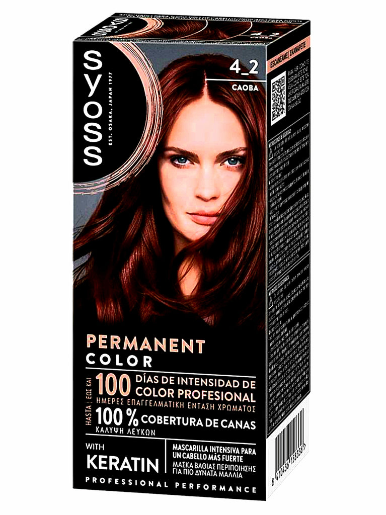 SYOSS COLOR PERMANENTE CAOBA 4-2