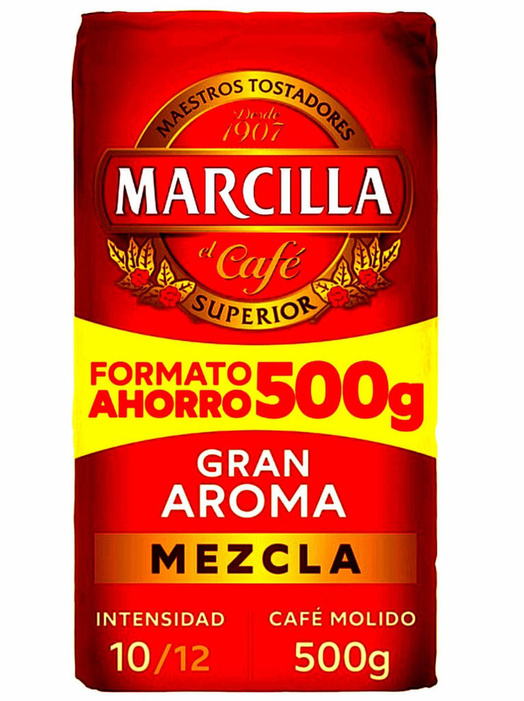 MARCILLA CAFE GRAN AROMA MEZCLA MOLIDO 10TAZA 500G