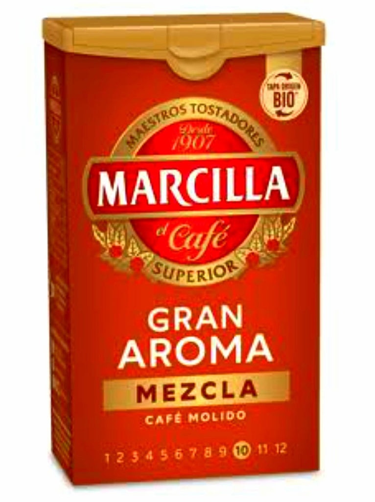 MARCILLA CAFE GRAN AROMA MEZCLA MOLIDO 10TAZA 250G