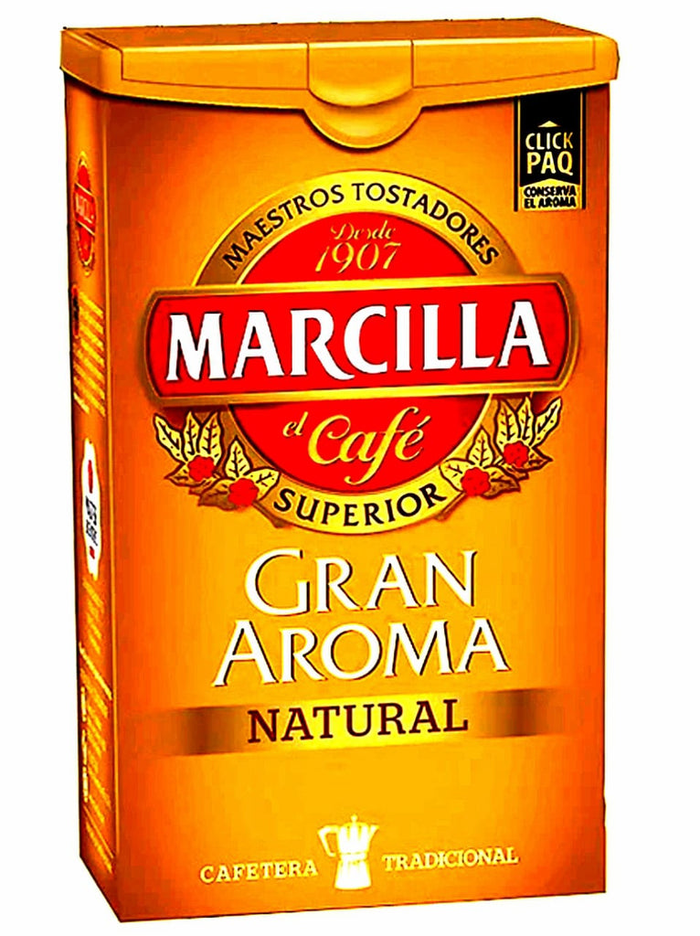 MARCILLA CAFE GRAN AROMA NATURAL MOLIDO 8 TAZA 250G