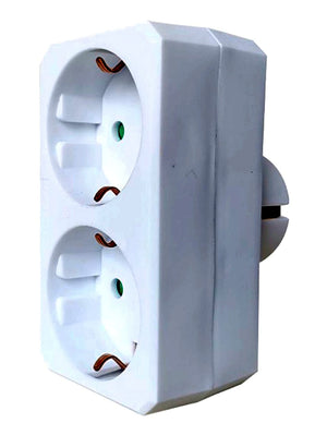 EXTRA STAR ADAPTAR 2X16A CON OBTURADOR