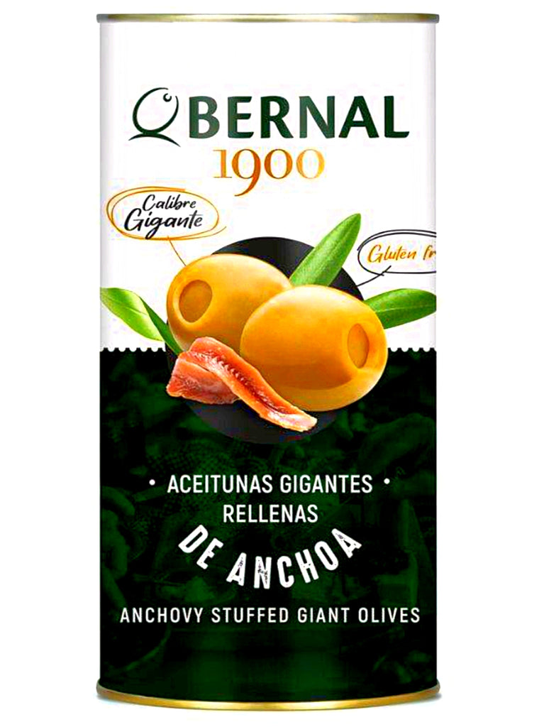 GIGANTES ACEITUNAS RELLENAS DE ANCHOA 350G