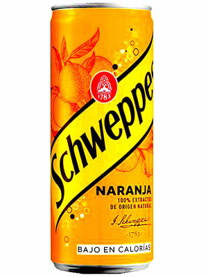 SCHWEPPES NARANJA 33CL LATA 24U