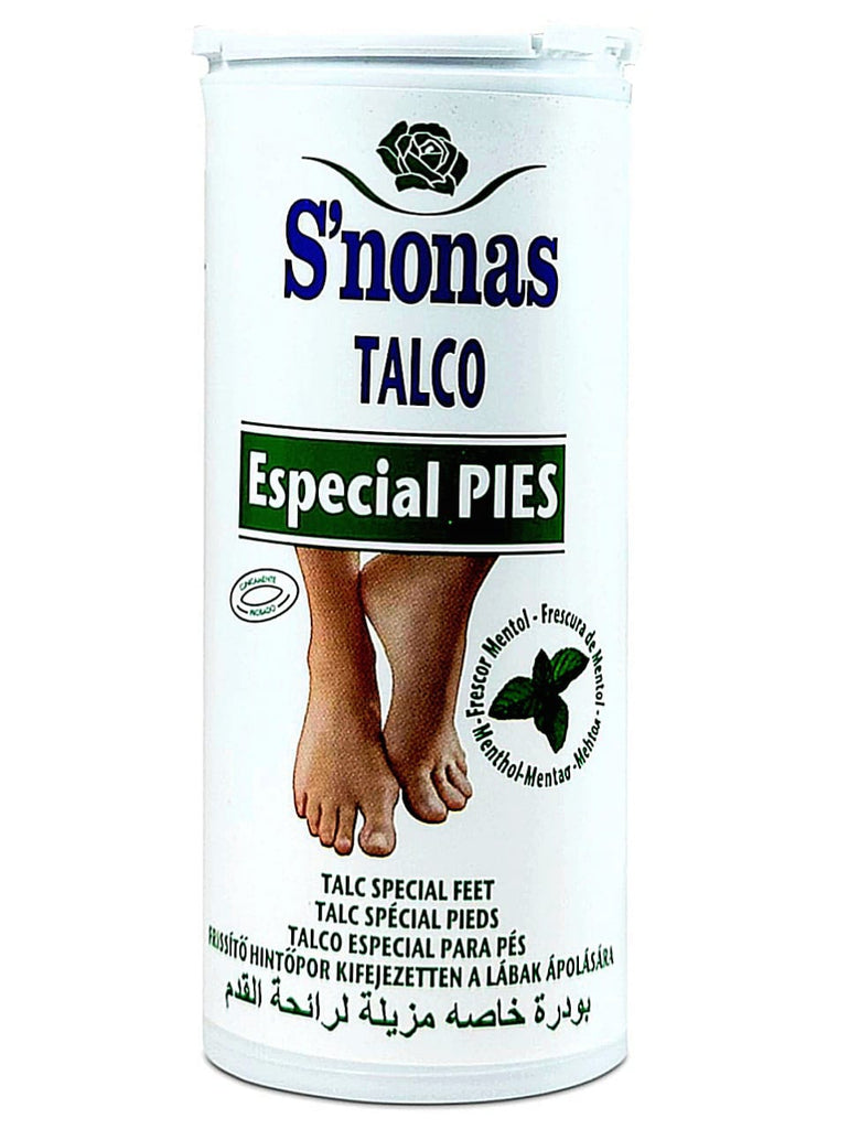 S`NONAS TALCO ESPECIAL PIES 100G