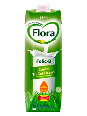Leche Flora Folic-B Pro-Essentia Milk Drink 1L (Pack of 6) |  6 x 1L Carton