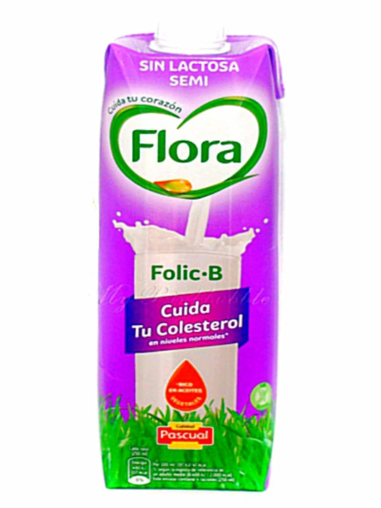 Leche Flora Folic-B Pro-Essentia Milk Drink 1L (Pack of 6) |  6 x 1L Carton