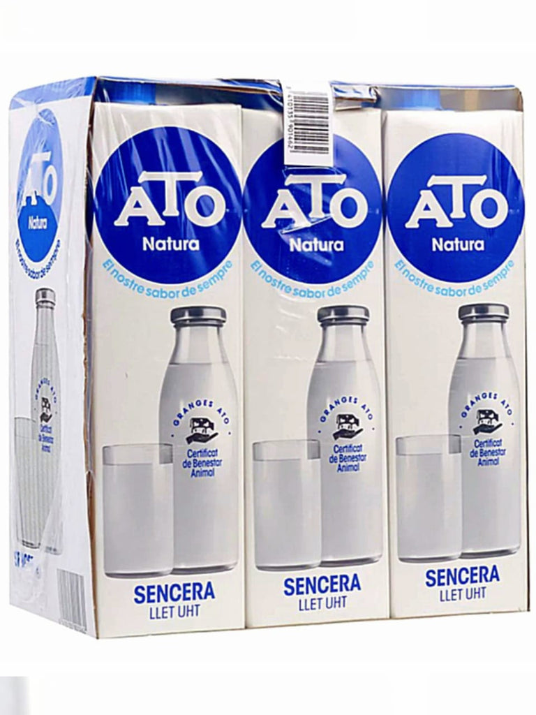 Leche ATO UHT Milk 1L (Pack of 6) |  6 x 1L Carton