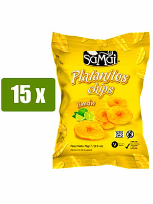 Chips de platano de Samain | 75g×15