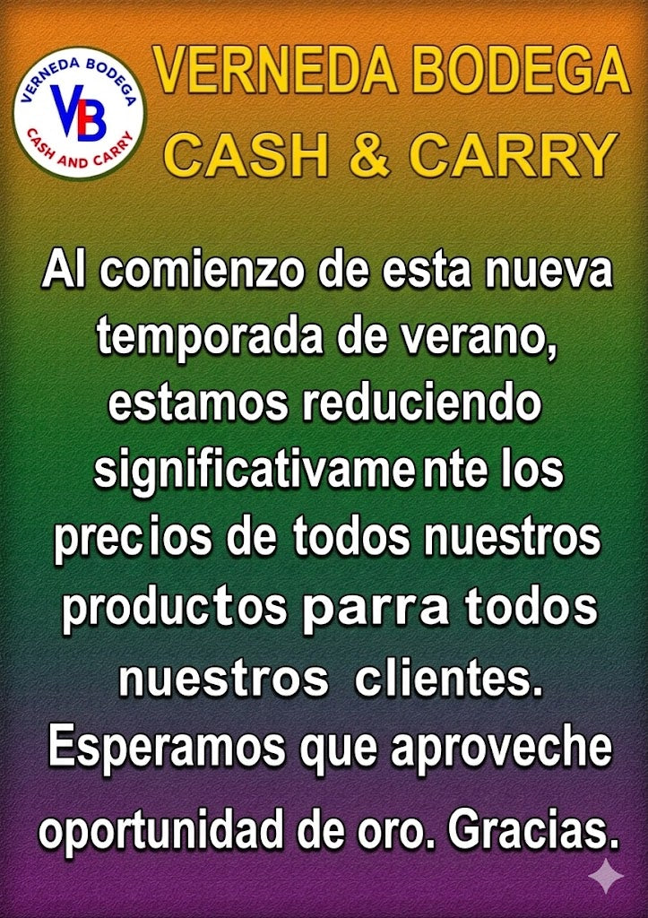 VERNEDA BODEGA CASH & CARRY
