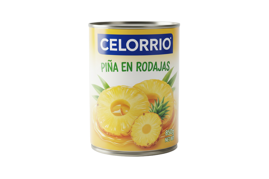 CELORRIO PIÑA EN RODAJAS 850G