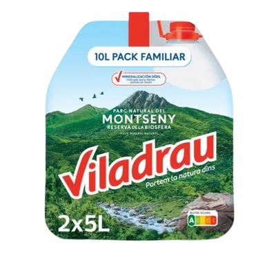 Agua Viladrau 5L (Pack of 2) | 2 x 5L bottles
