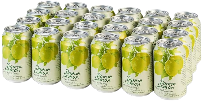 DAMM LIMON 33CL LATA  24U