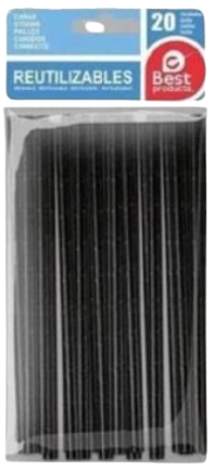 CARTÓN CAÑA NEGRA 19.7CM 20U
