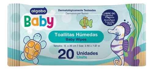 NYLEVE TOALLITAS PARA BEBE 20U