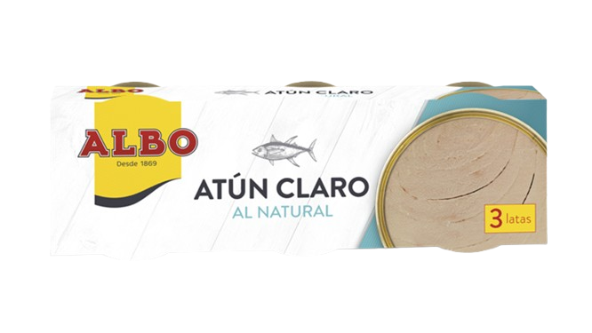 ALBO ATUN CLARO NATURAL 3LATA 276G