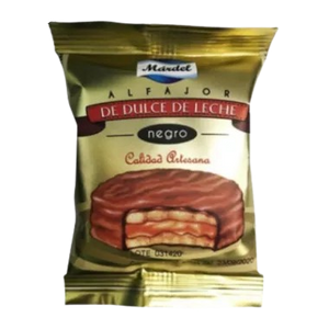 ALFAJORES DE DULCE DE LECHE NEGROS 50G X
