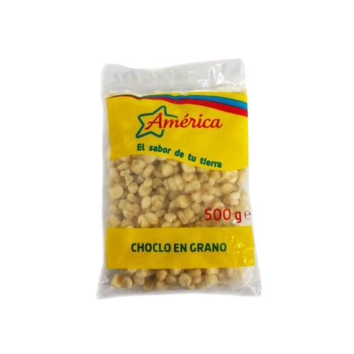AMÉRICA CHOCLO EN GRANO CONGELADO 500G