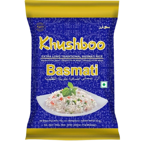 ARROZ KHUSHBOO BASMATI  5KG