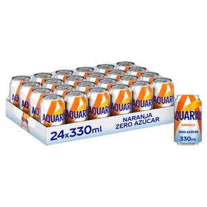 AQUARIUS NARANJA ZERO AZUCAR 33CL LATA