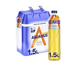 AQUARIUS NARANJA SIN AZUCAR 1.5L X 6U