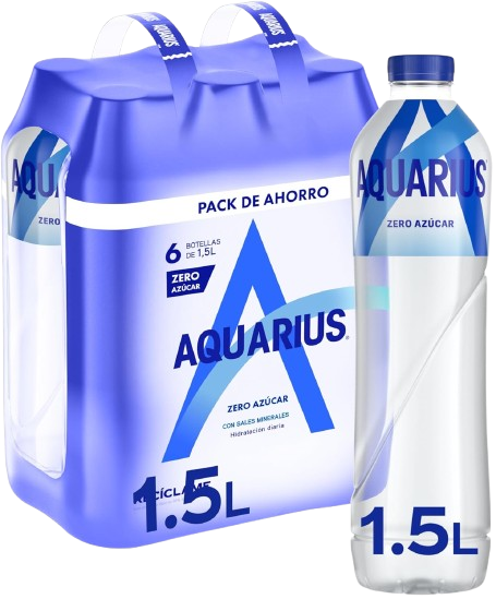 AQUARIUS LIMON SIN AZUCAR 1.5L X 6U
