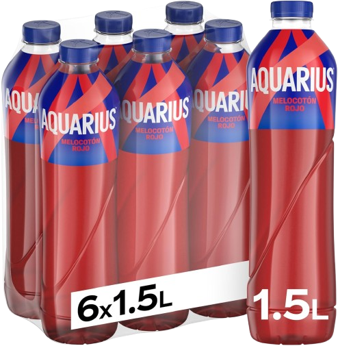 AQUARIUS MELOCOTON 1.5L X 6U