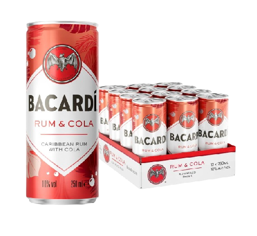 Còctel Bacardi 250ml LATA 12U