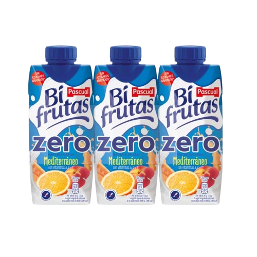 BI FRUITA ZERO MEDITERANO 330ML X 18U