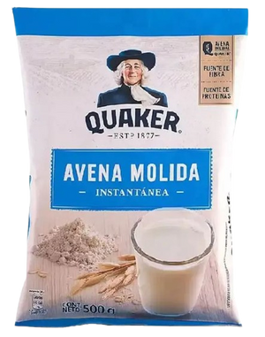 AVENA MOLIDA PRECOCIDA QUAKER 25 X 500GR