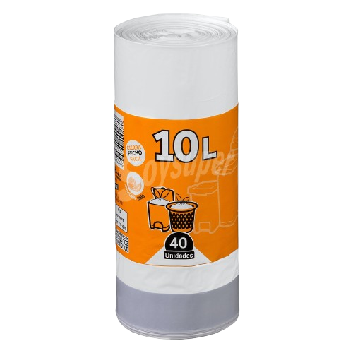 BOLSA BASURA 39X40 10L
