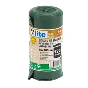 BOLSA BASURA VERDE 80 X 105 10U