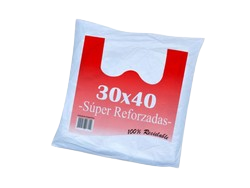 BOLSA BLANCO CAMISETA 30 X 40 200U