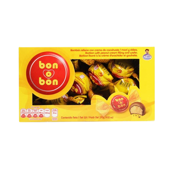 BON O BON CREMA DE CACAHUETE 18U 270G