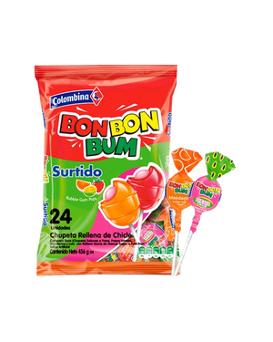 BON BON BUM SURTIDO 24U 408G