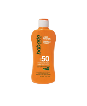 BABARIA LECHE SOLAR SPF 5 MEDIA 200ML
